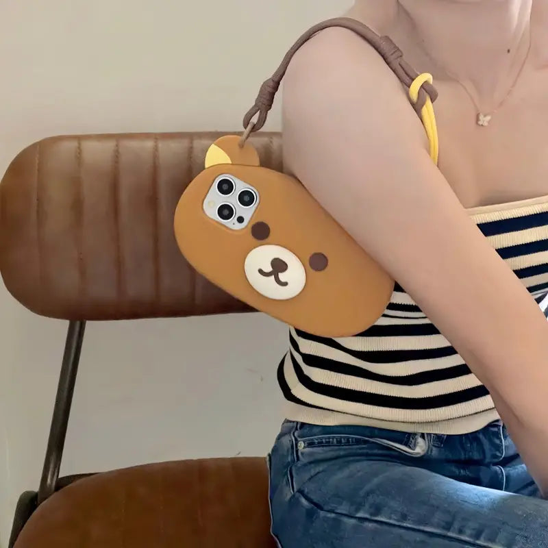Cutie Bear iPhone Silicon case