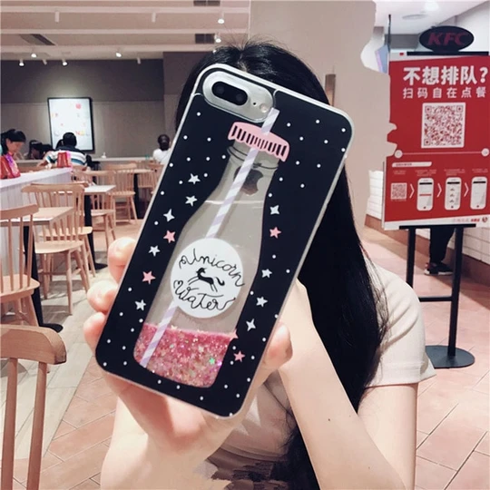 Liquid Glitter Iphone Plus Case Glitter Water LUXURY GLITTER