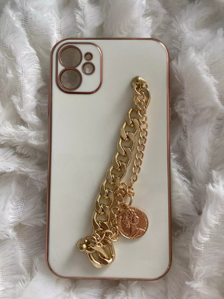 Luxury White Gold Chain Case