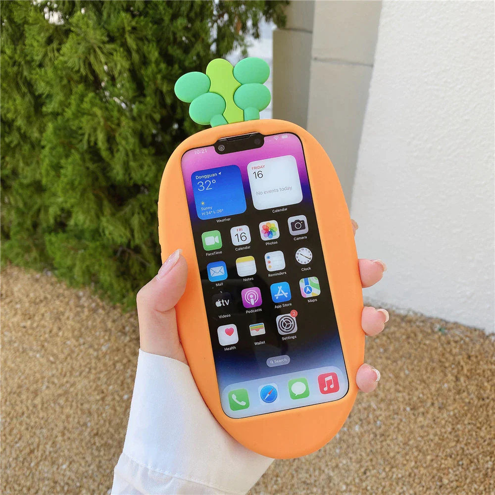 Carrot iPhone Silicon Case