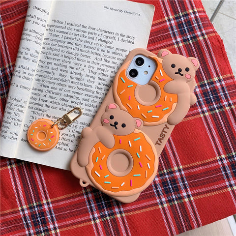 Donut Bear Silicone Case