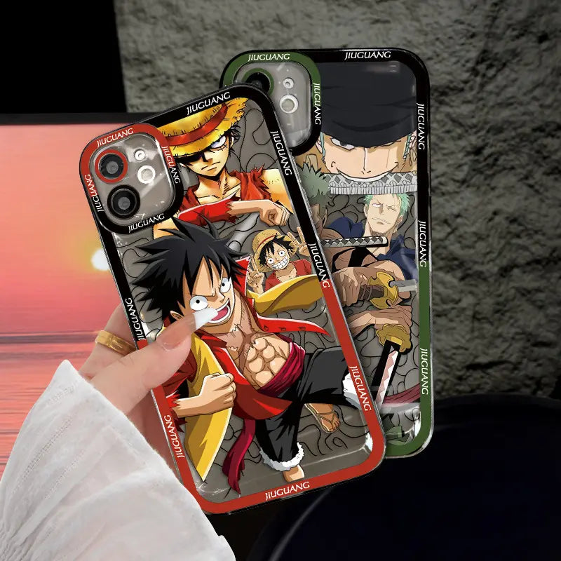 Luffy Zoro Boy Soft iPhone Case