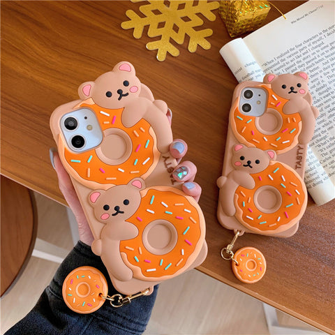 Donut Bear Silicone Case