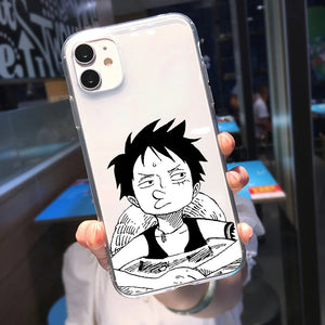 Anime One Piece Cartoon Luffy Zoro iPhone Cases