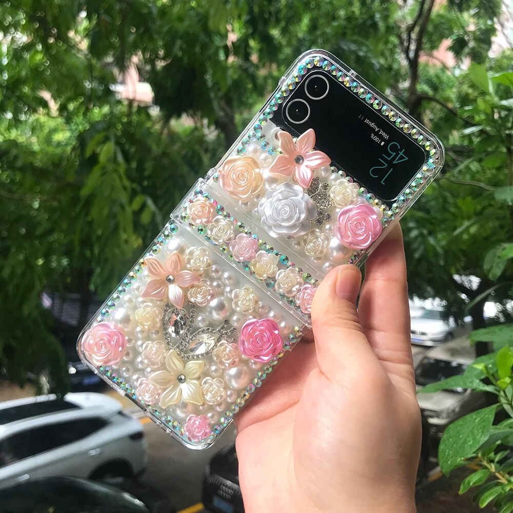 Premium Pearl Rose Case