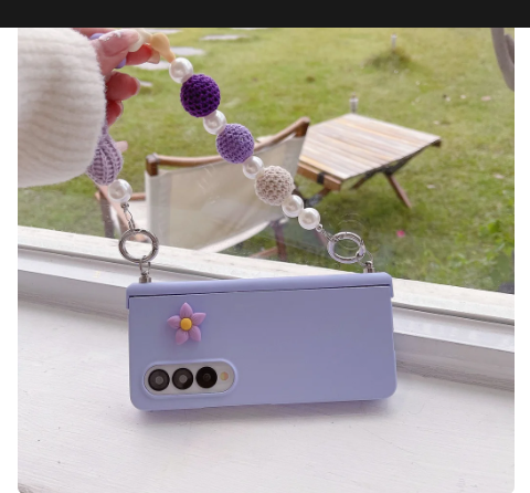 Premium Lavender Chain z fold Case