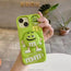 Green M&M iPhone Silicon Case