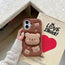 Choco Bear Charm iPhone Silicon Case