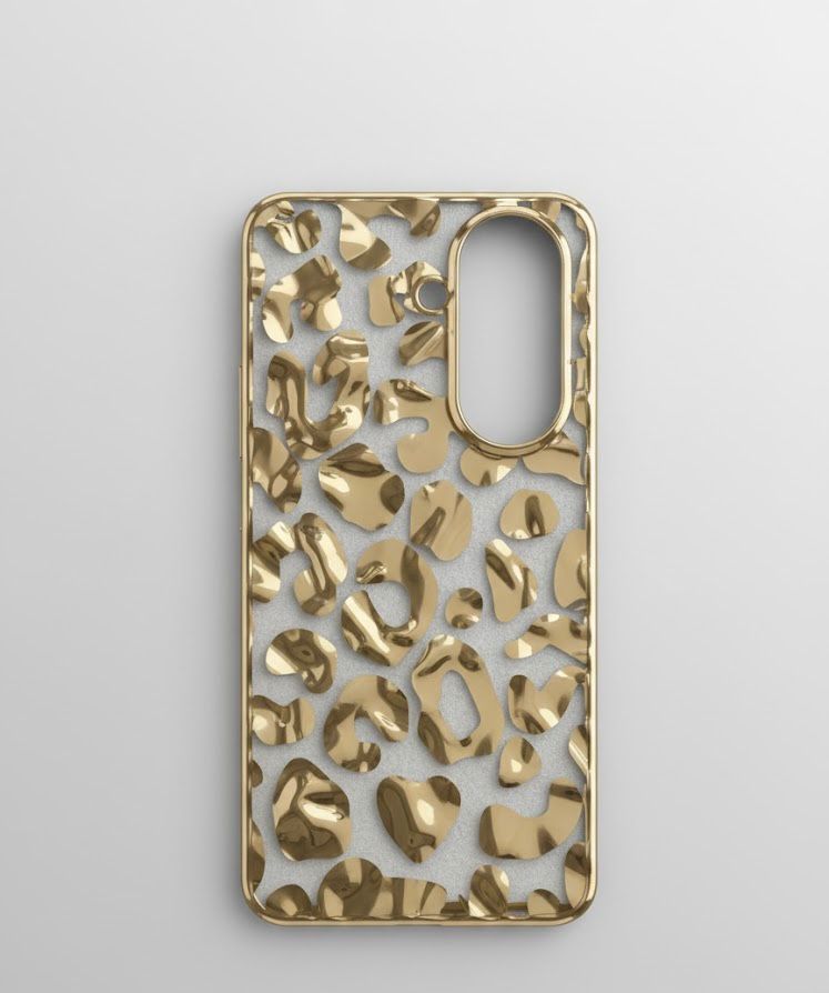 Golden Jagged with charm Z fold 7 case