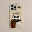 Cartoon Bear iPhone Silicon Case