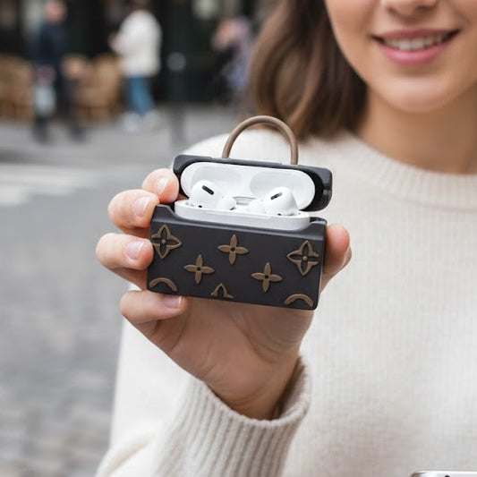 LVv Handbag print AirPods case
