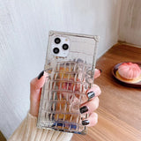 Luxury Glossy Crocodile Phone Case