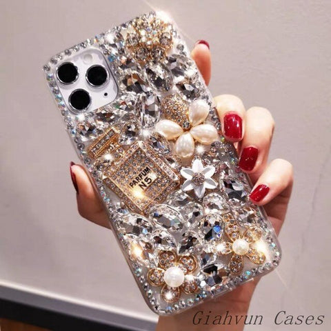 Studded Gold Paris Samsung Case