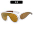 Sports Hip Hop One-Piece Sunglasses