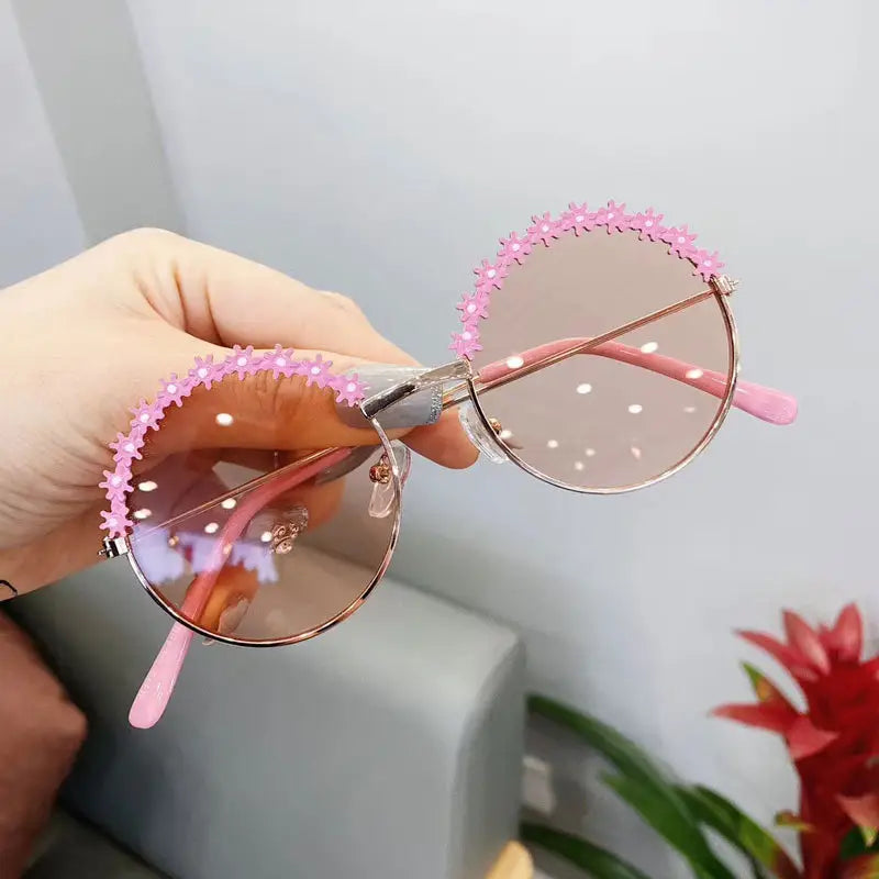 Premium floral kids sunglasses
