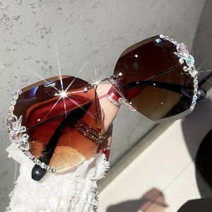 Premium Rimless Pearl sunglasses
