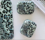 Green Leopard Airpods Case