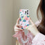 Luxury Transparent Floral Chain Case