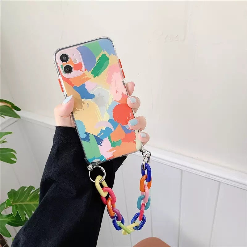 Premium Colourful Chain Case – casemetic