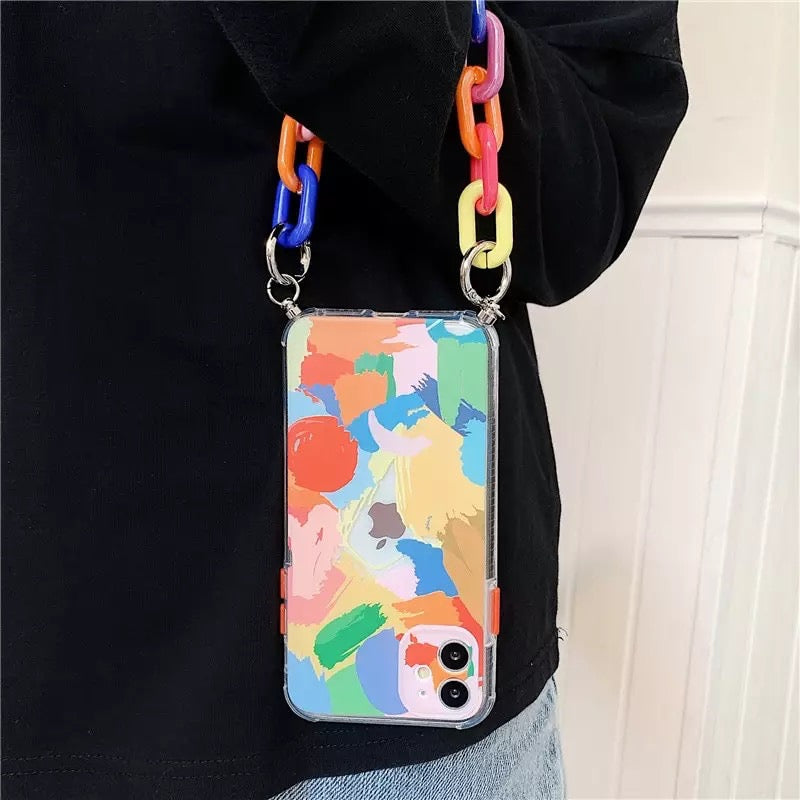 Premium Colourful Chain Case – casemetic