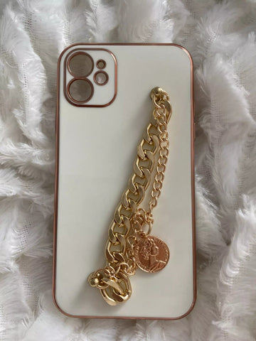 Luxury White Gold Chain Case