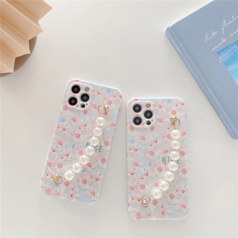 Nice Flower Link Chain Case