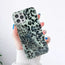 Combo Premium Green Leopard Case With Airpods Case