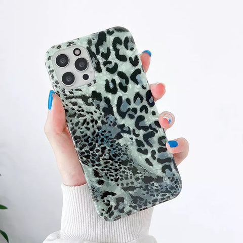 Premium Green Leopard Case