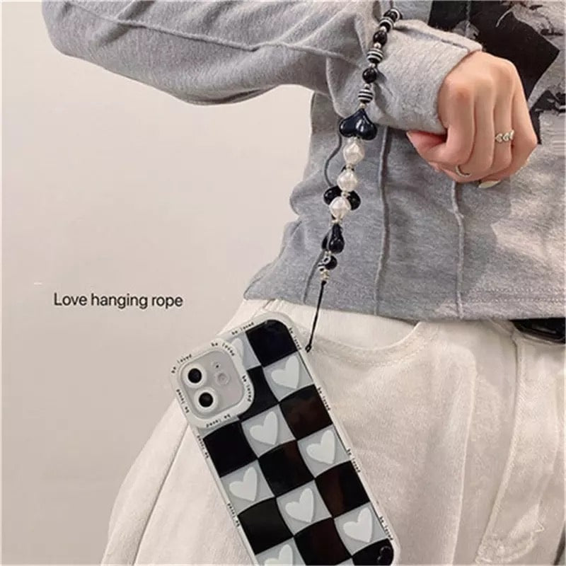 Premium Black Check Case