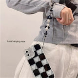 Premium Black Check Case