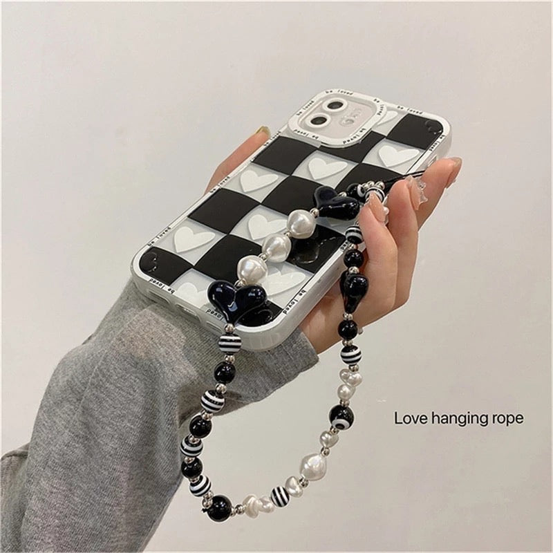 Premium Black Check Case