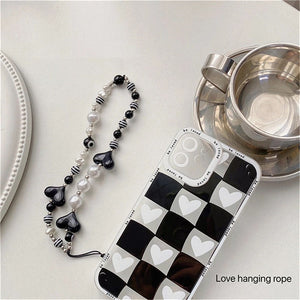 Premium Black Check Case