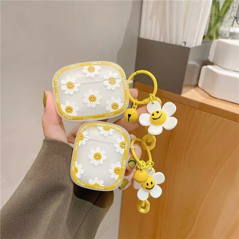 Combo Premium Sun Smiley  Case With Airpods Case