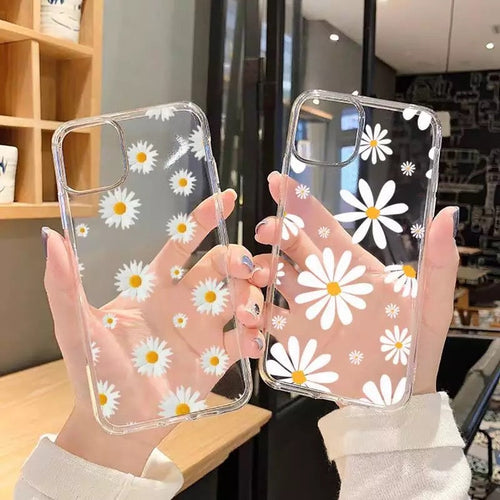 Premium Floral Transparent Case