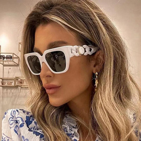 Premium White Frame Sunglasses