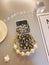 Premium Flower Stone Studded Flip Case