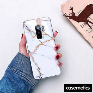 Bling Marble Samsung Case (Limited Edition) White / For Galaxy S10