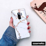 Bling Marble Samsung Case (Limited Edition) White / For Galaxy S10