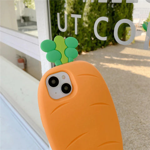 Luxury Carrot Silicon Case