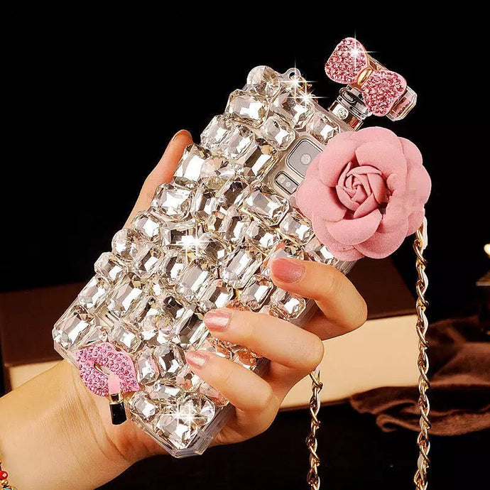Luxury Rose Stone Case