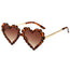 Premium Heart Leopard kids sunglasses