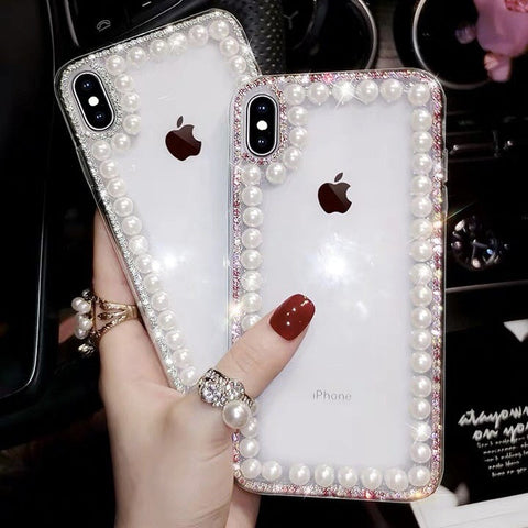 Luxury Glitter Pearl Case