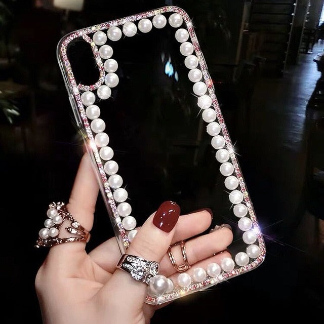 Luxury Glitter Pearl Case