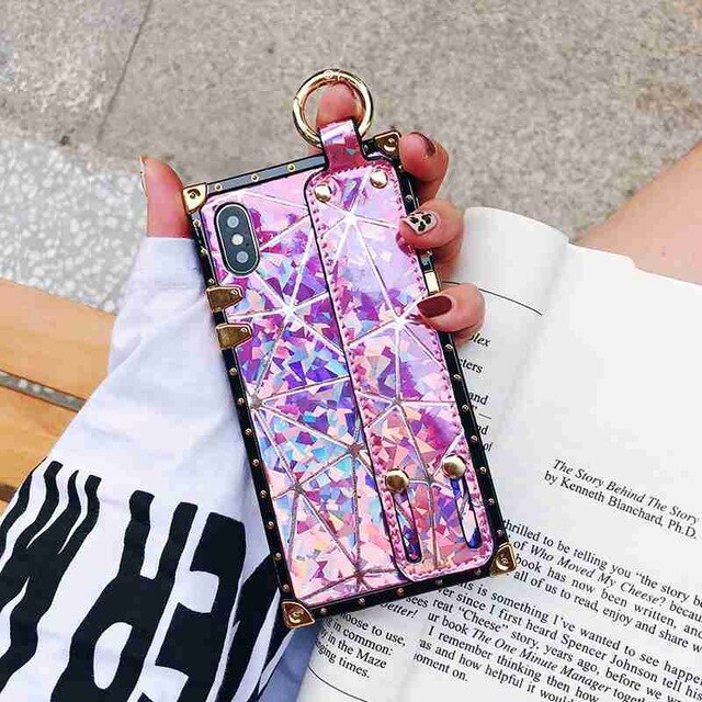 Luxury Shiny Square Wristband Case